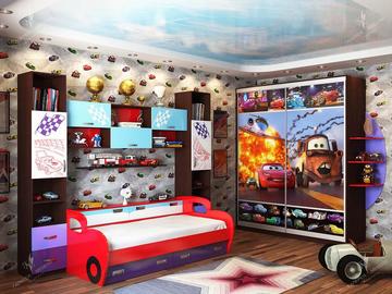 Детская комната и детская мебель для мальчика на заказ в Москве